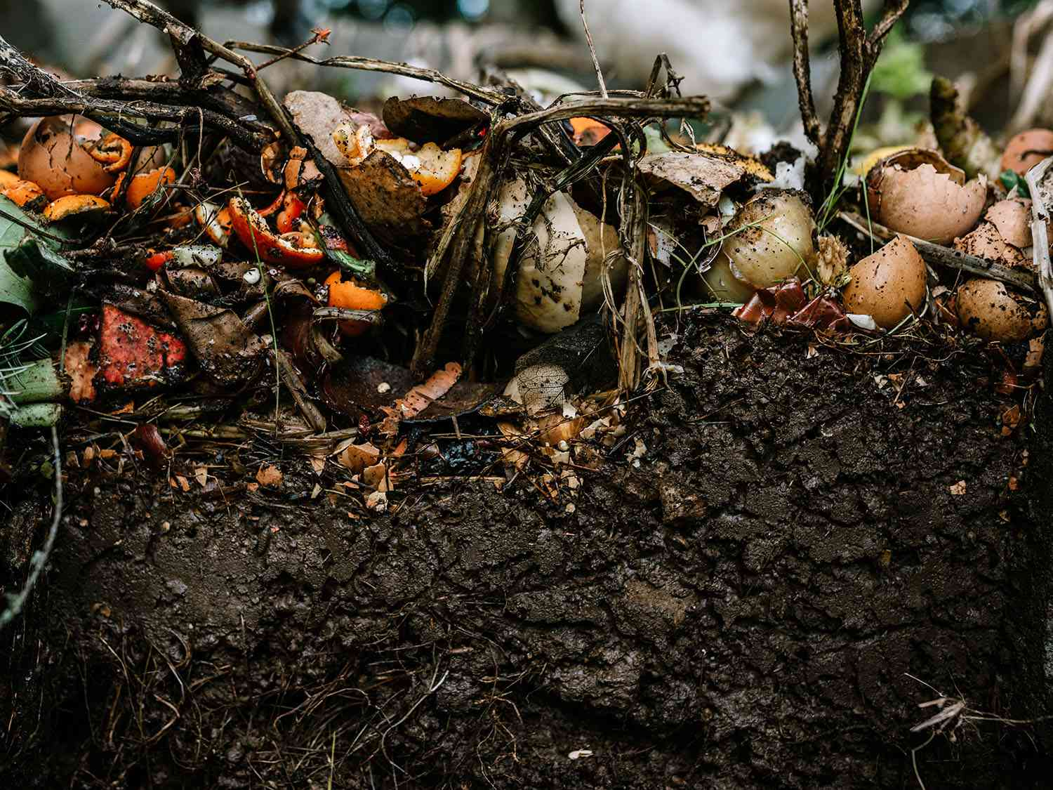 Mixing compost