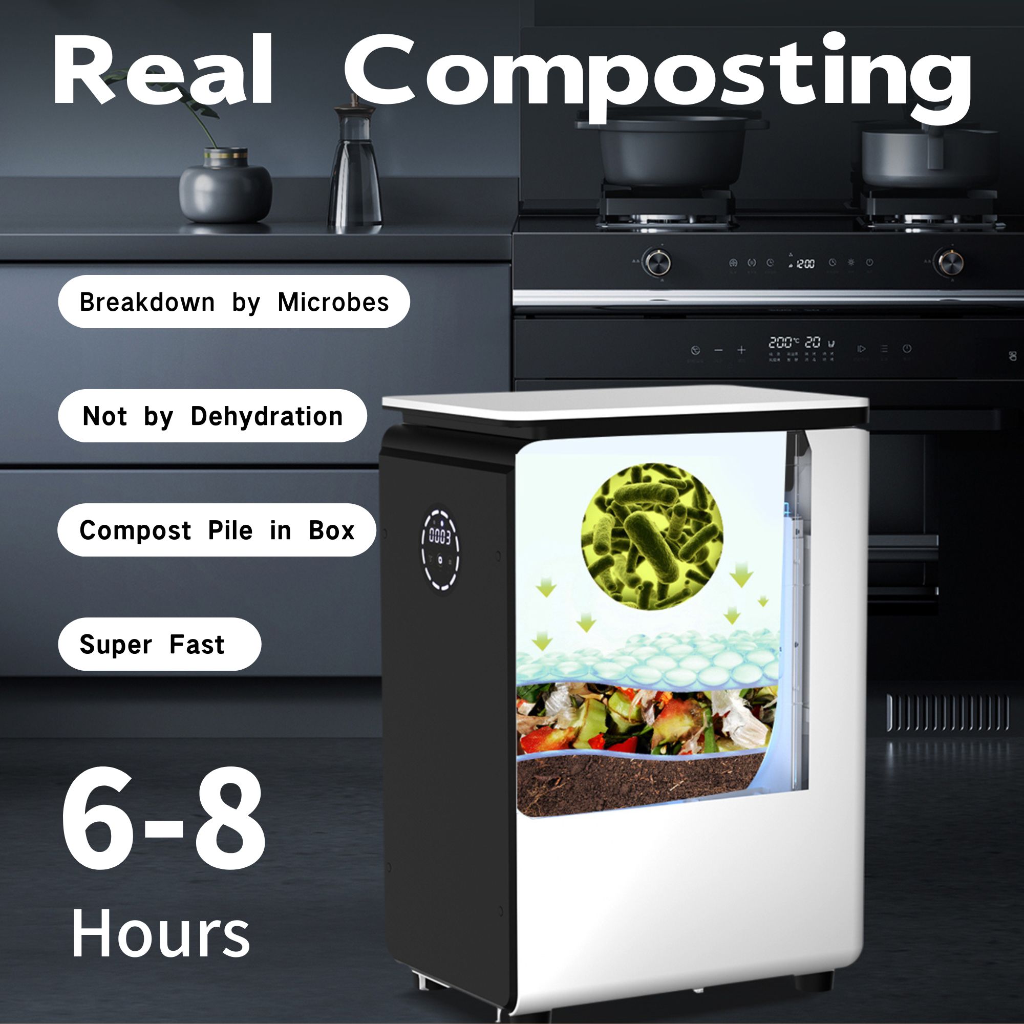 Food Composter Machines, Commercial + Home Kitchens